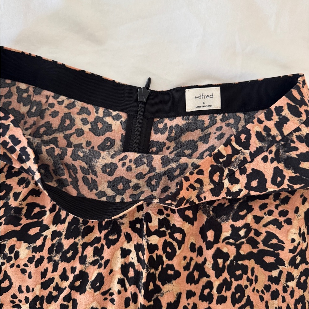 Wilfred Aritzia Skirt Leopard